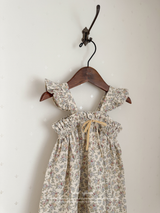 Garden frill ribbon one-piece