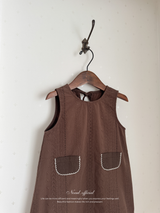 Lace pocket one-piece