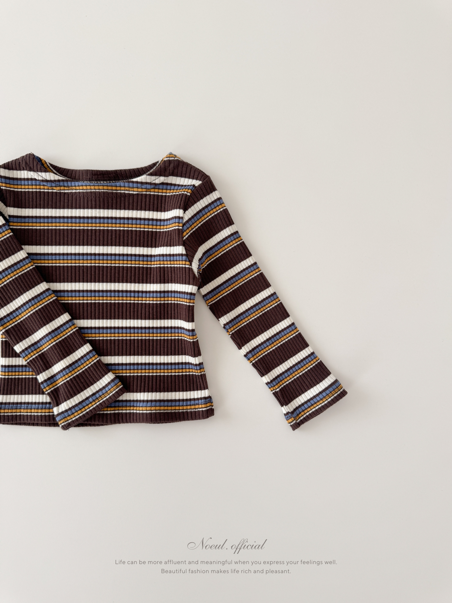 Multi stripe tee