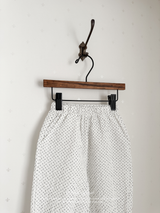 Dot crinkle jogger pants