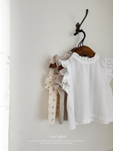 *Noeul.made* Muffin frill blouse