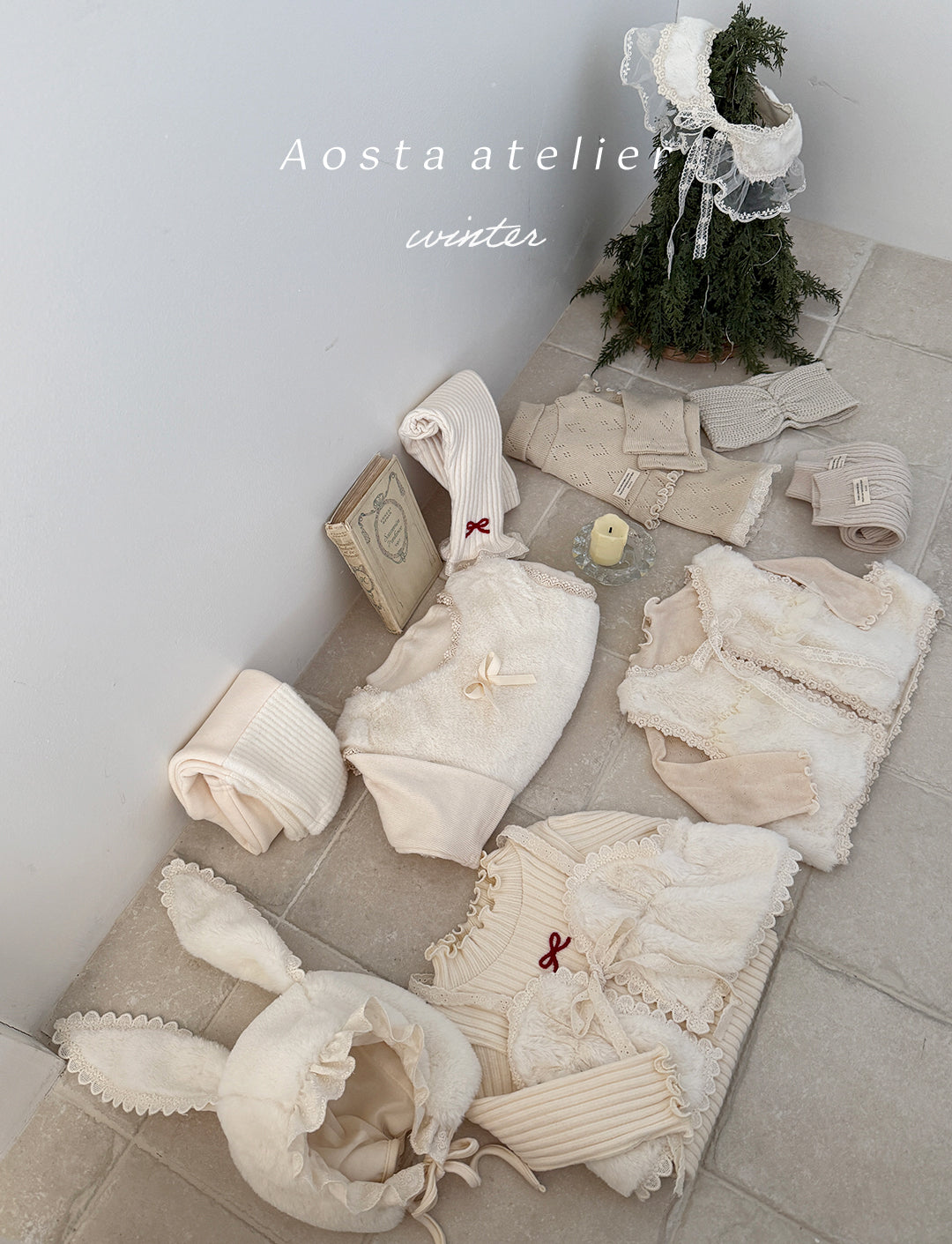 ［Aosta］Fur bustier