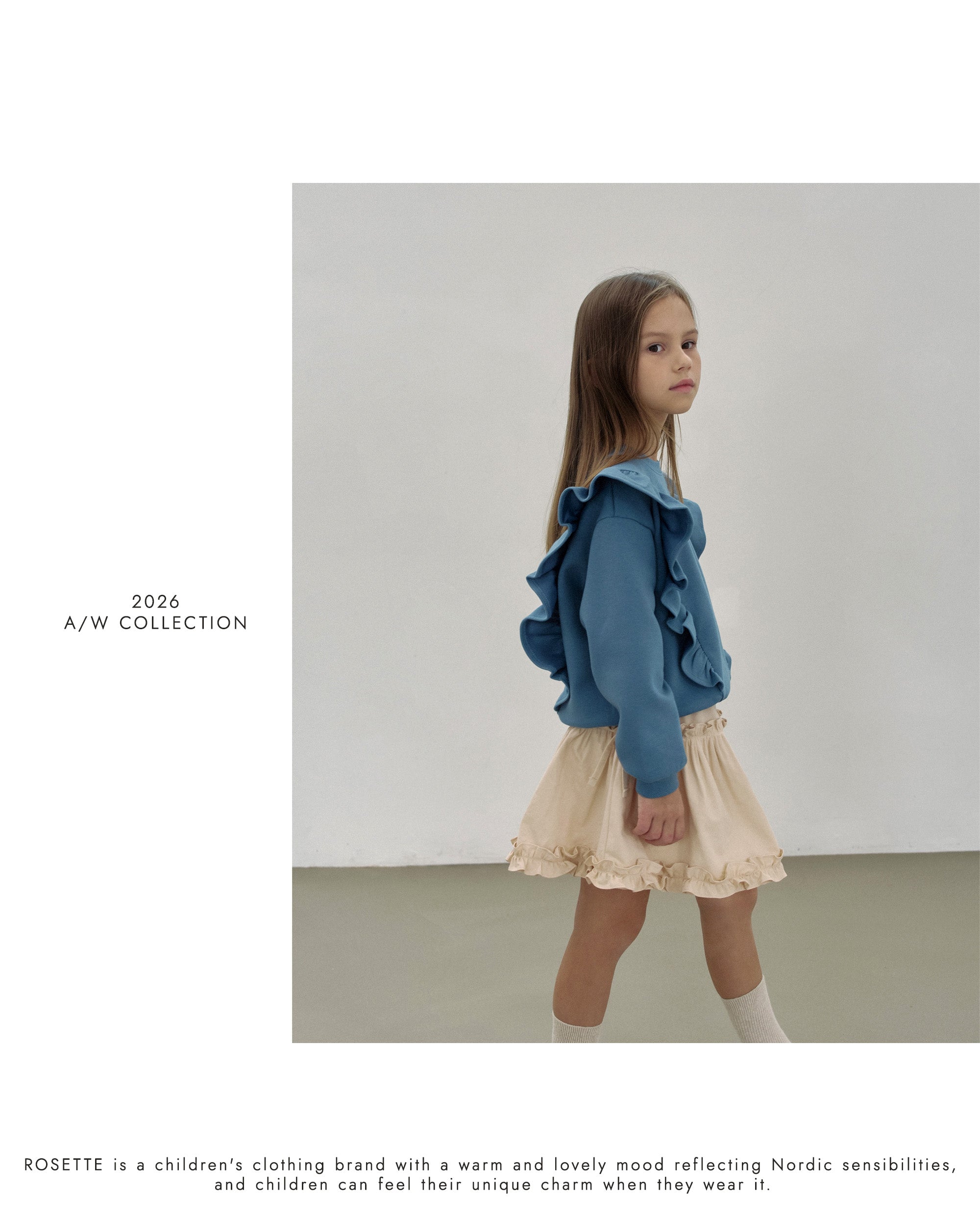 ［ROSETTE］Mardi frill skirt