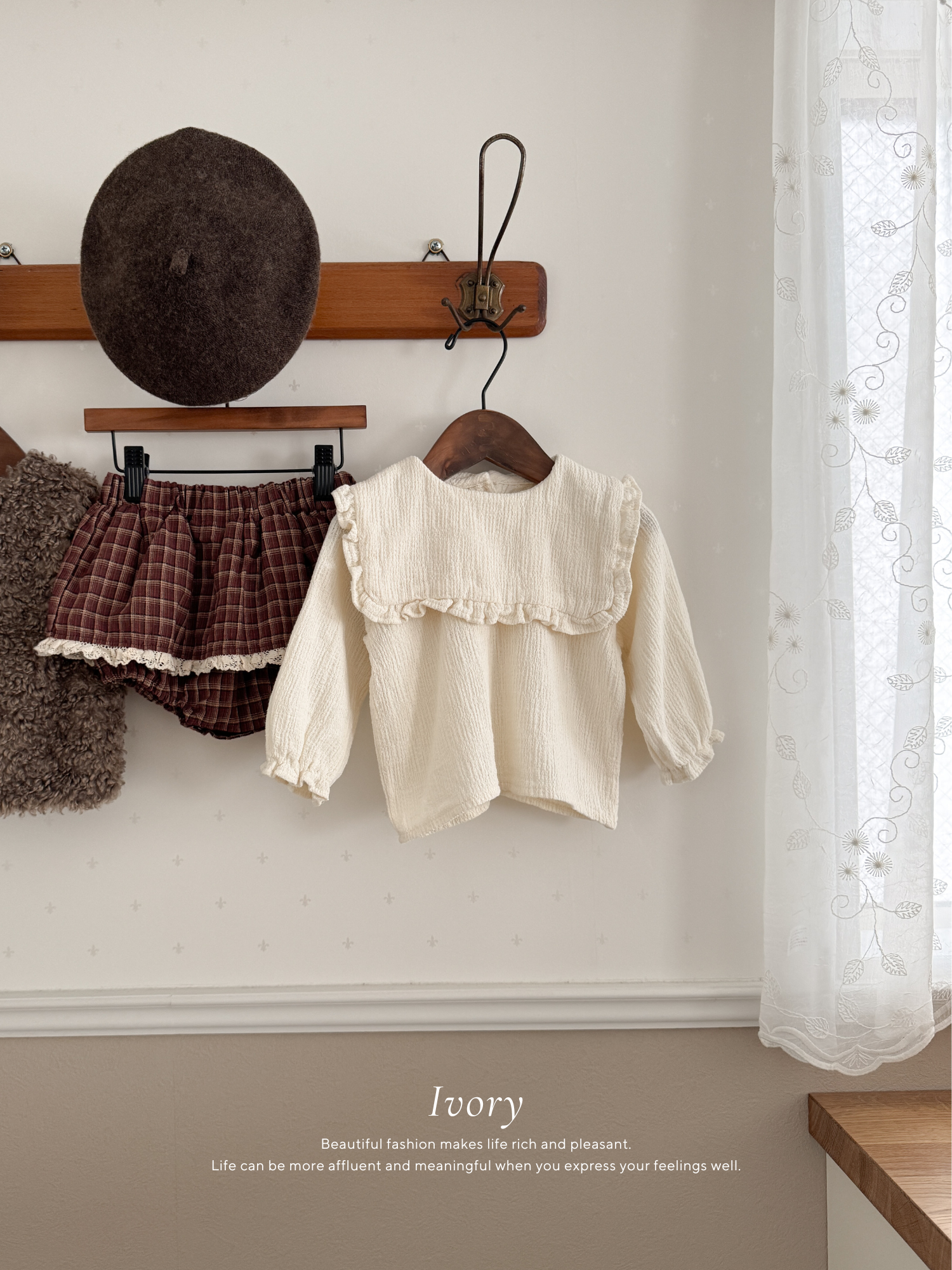 Sailor frill blouse