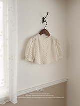 Bebe bonbon dot blouse