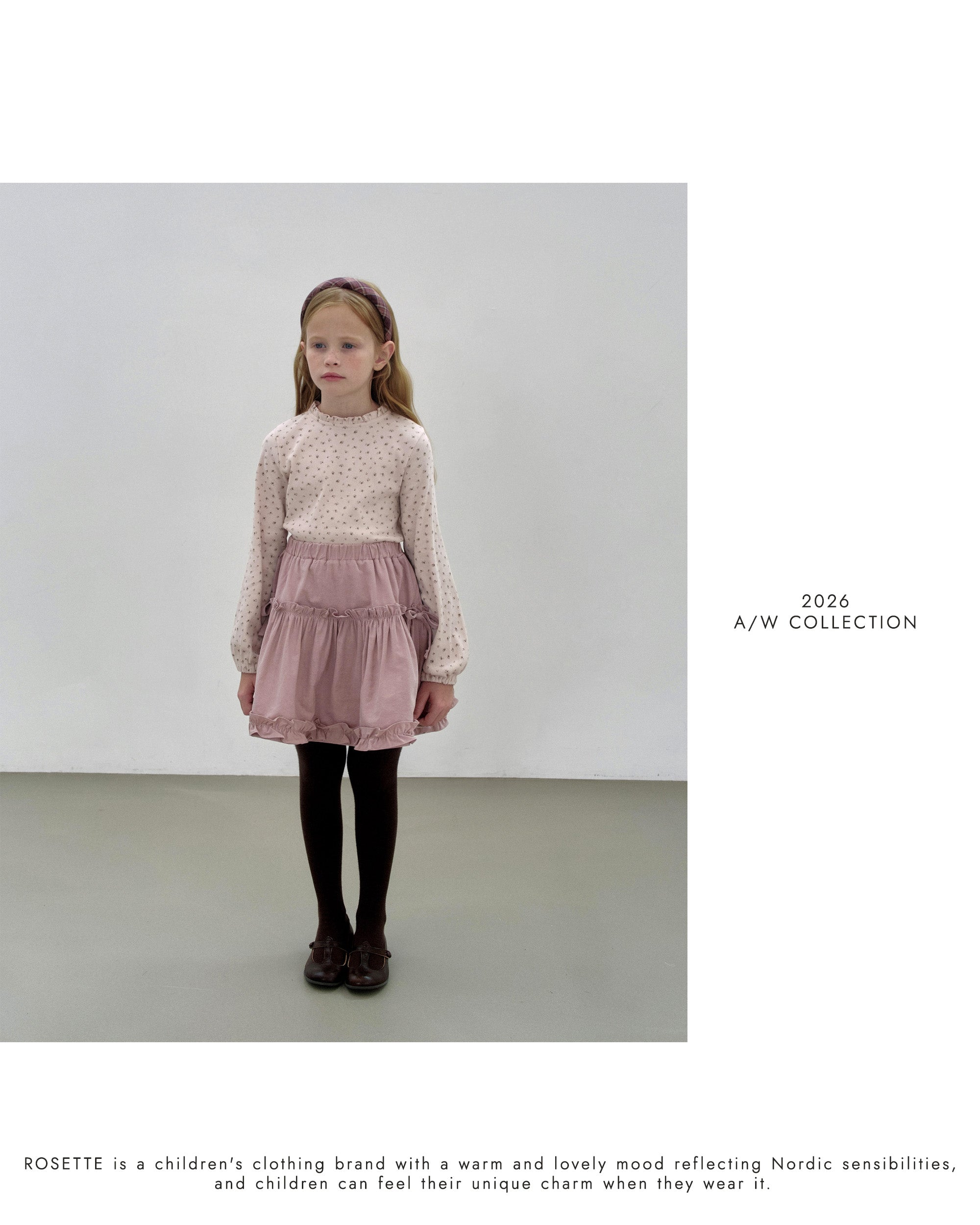 ［ROSETTE］Mardi frill skirt