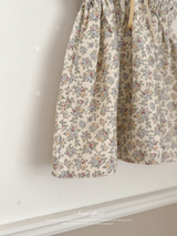 Garden frill ribbon one-piece