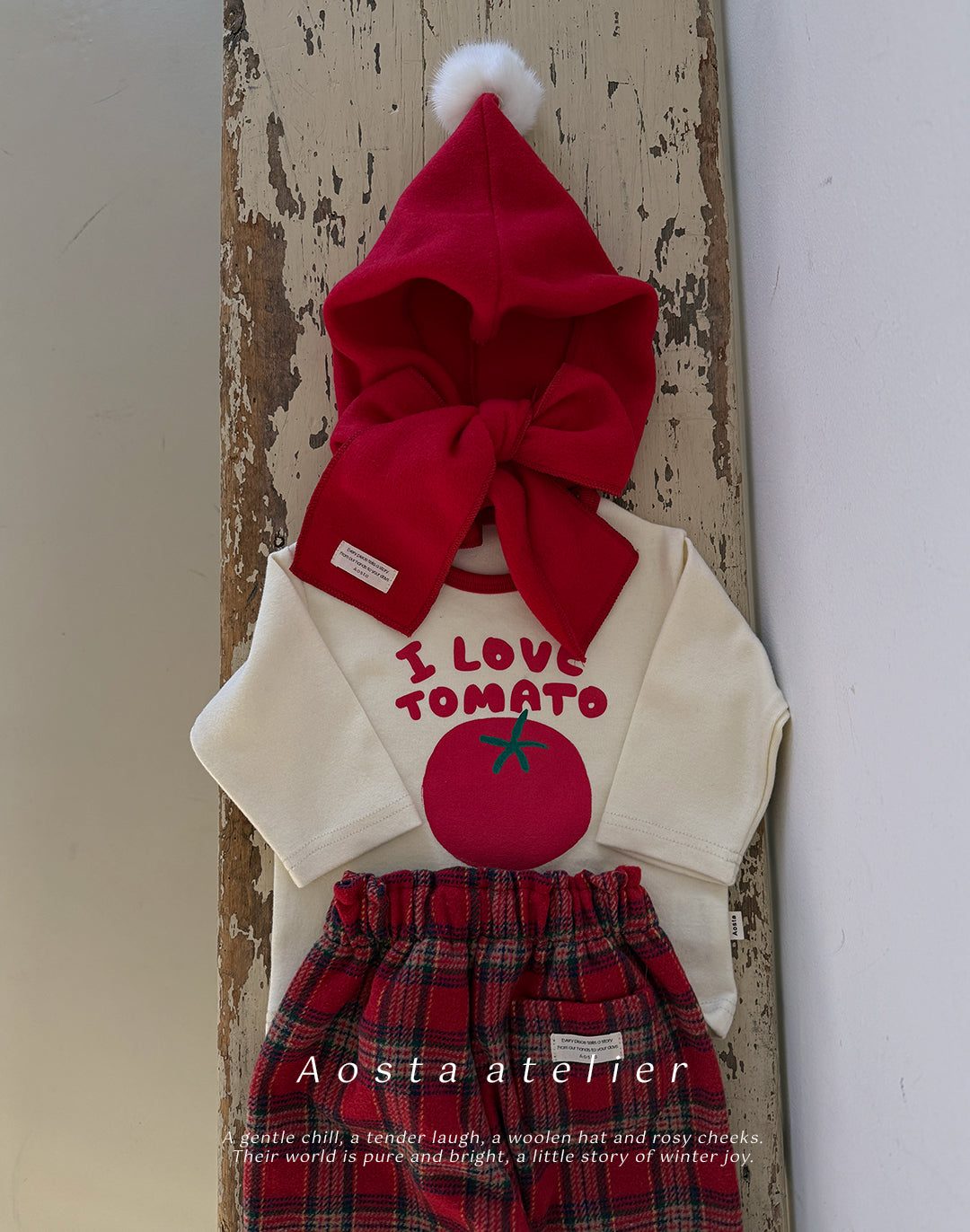 ［Aosta］Check pants