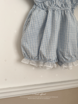 Check one-piece suit