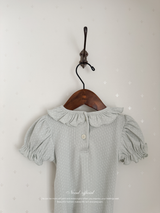 Gracie dot puff tops