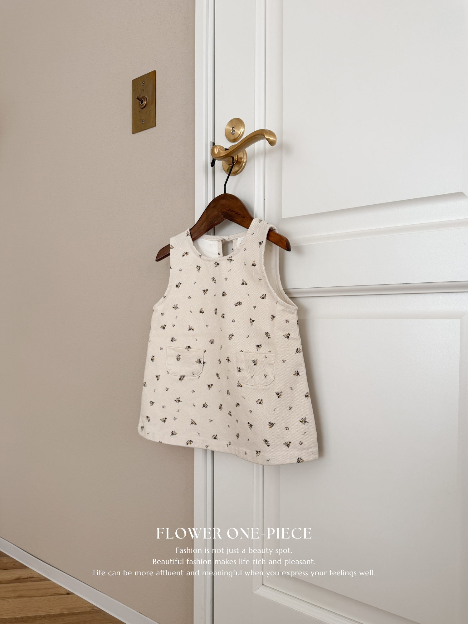 Flower one-piece