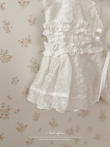 Garden shirring bustier