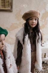 [OREN] Shirley sherpa fur vest