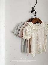 Gracie dot puff tops