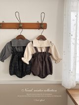 Naive check suspender bloomer