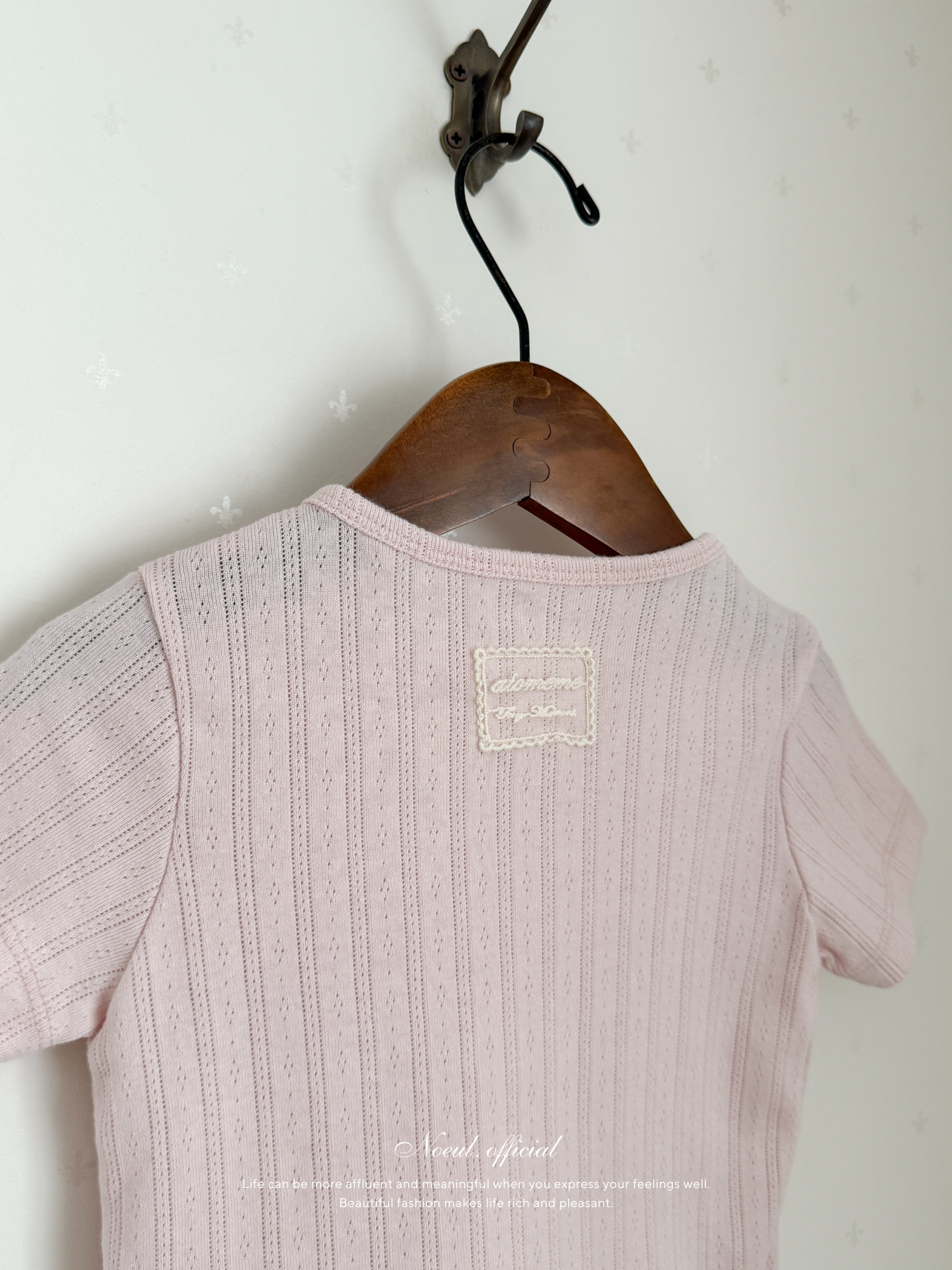 More eyelet tee