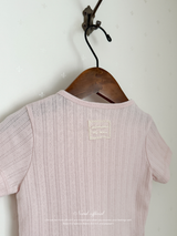 More eyelet tee