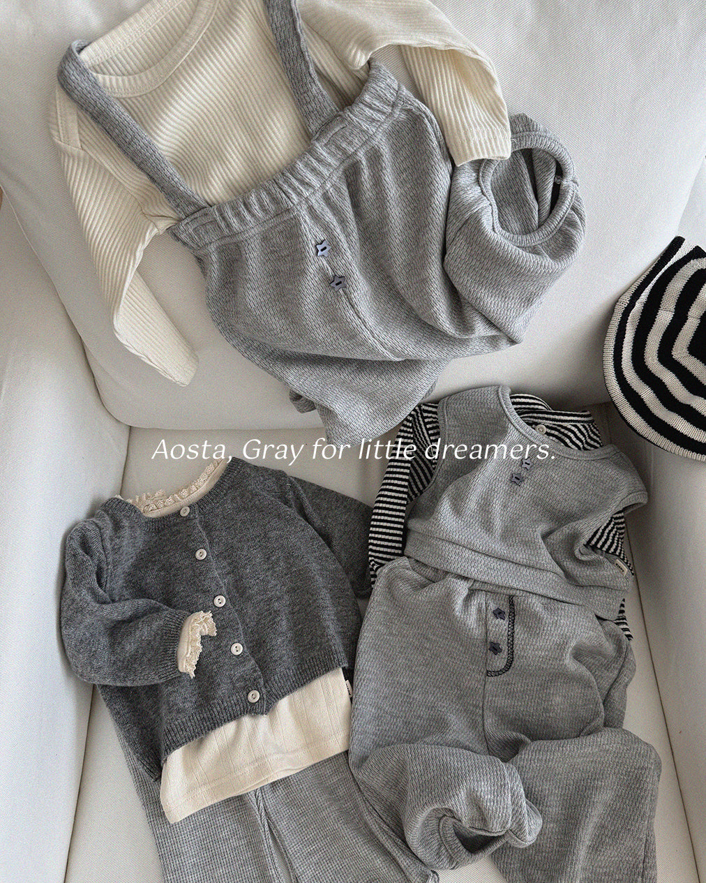 ［Aosta］Knit Cashmere Cardigan