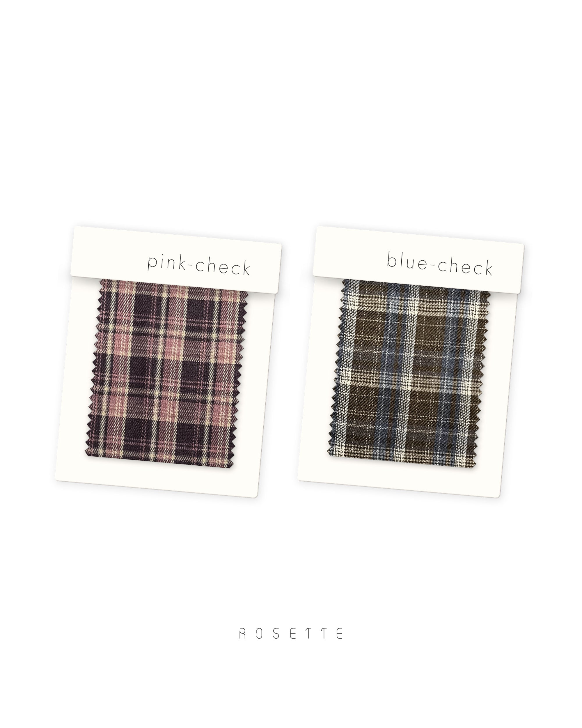 ［ROSETTE］Duel check skirt