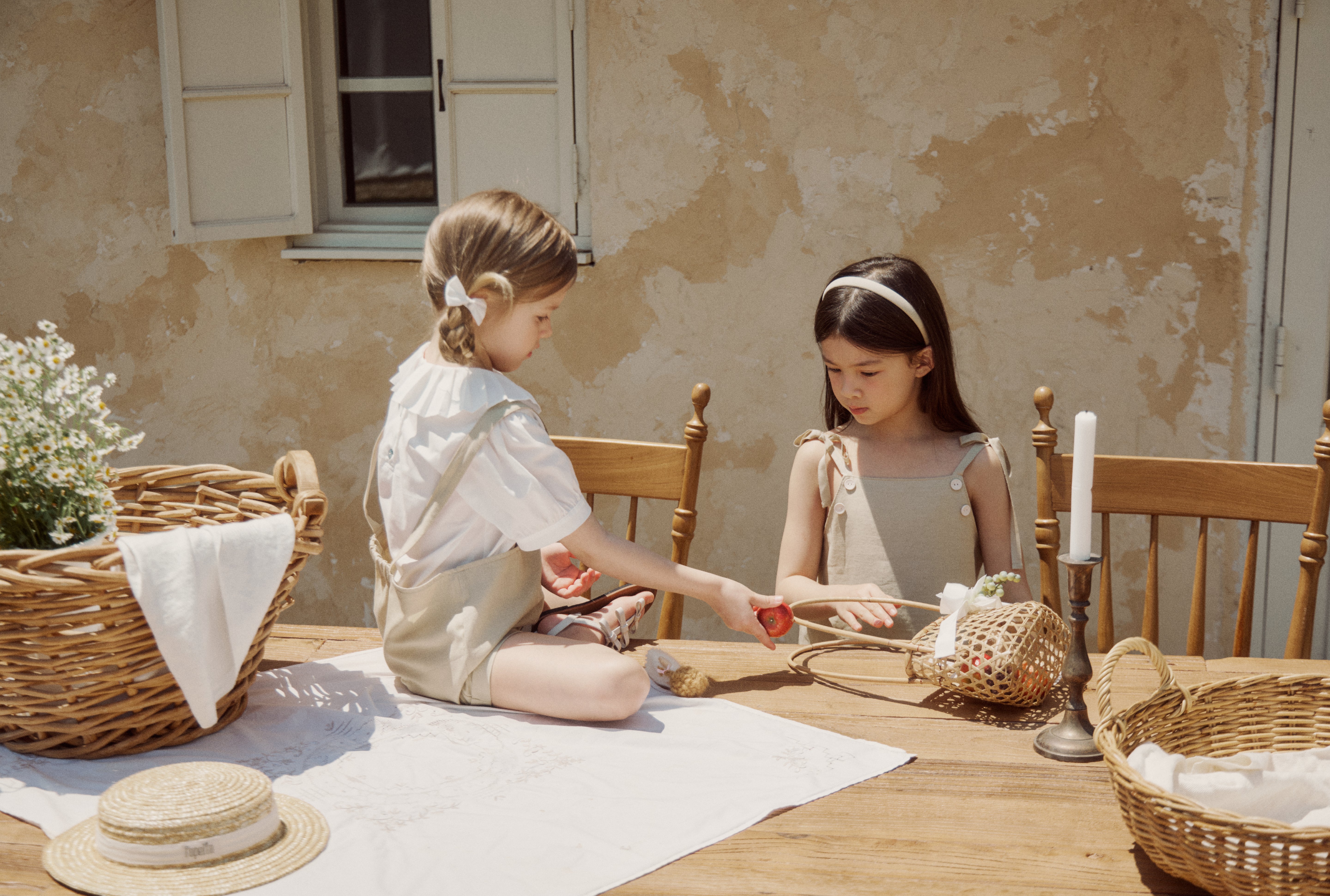 ［yellowbutter］Sophie's wind hairband (Olive beige)
