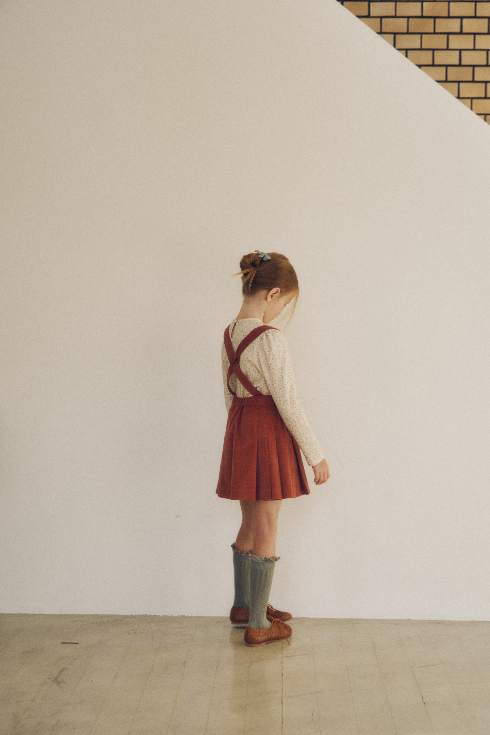 ［inné］Soft long tee (flower)