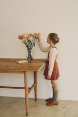 ［inné］Soft long tee (flower)