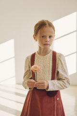 ［inné］Soft long tee (flower)