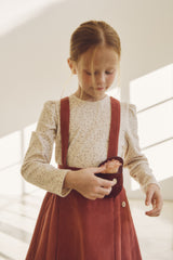 ［inné］Soft long tee (flower)