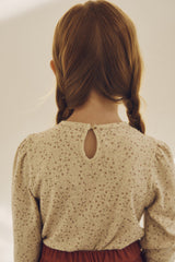 ［inné］Soft long tee (flower)