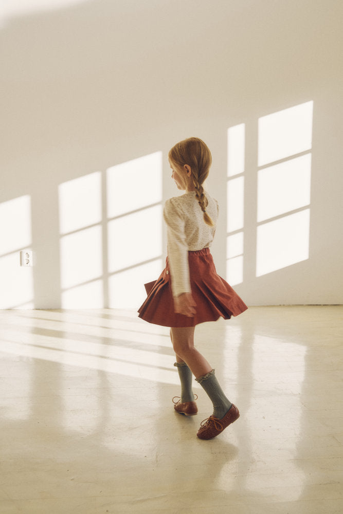 ［inné］Soft long tee (flower)