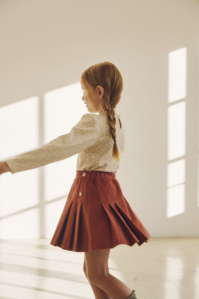 ［inné］Soft long tee (flower)