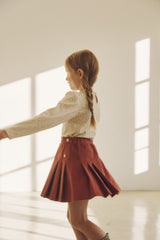 ［inné］Rose Pleats skirt