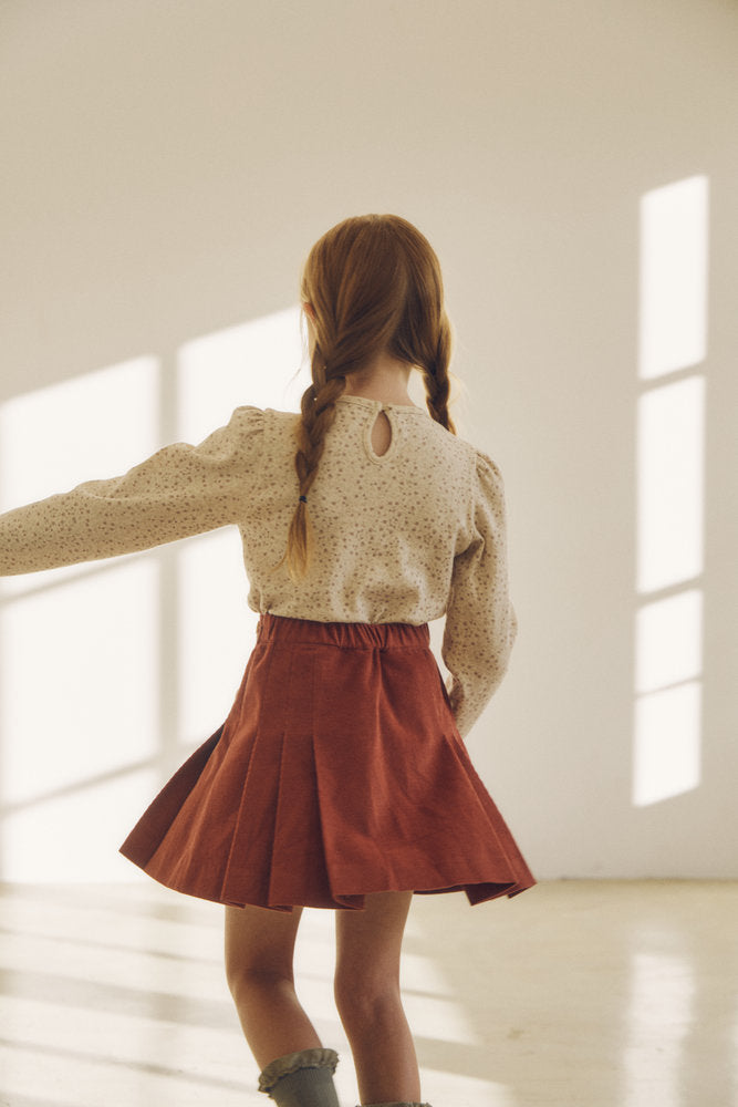 ［inné］Soft long tee (flower)