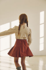 ［inné］Soft long tee (flower)
