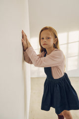 ［inné］Soft long tee (dusty pink)