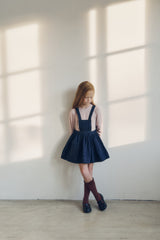 ［inné］Soft long tee (dusty pink)