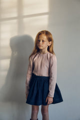 ［inné］Soft long tee (dusty pink)