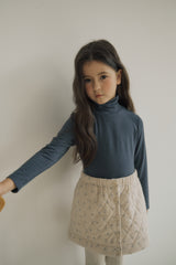 ［inné］Basic soft turtleneck (light blue)