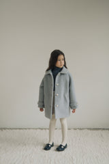 ［inné］Noa wool coat (haze blue)