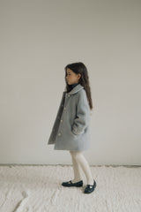 ［inné］Noa wool coat (haze blue)