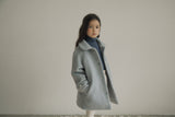 ［inné］Noa wool coat (haze blue)