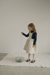 ［inné］Cloud quilted pinafore