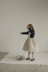 ［inné］Cloud quilted pinafore