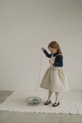 ［inné］Cloud quilted pinafore