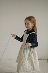 ［inné］Cloud quilted pinafore