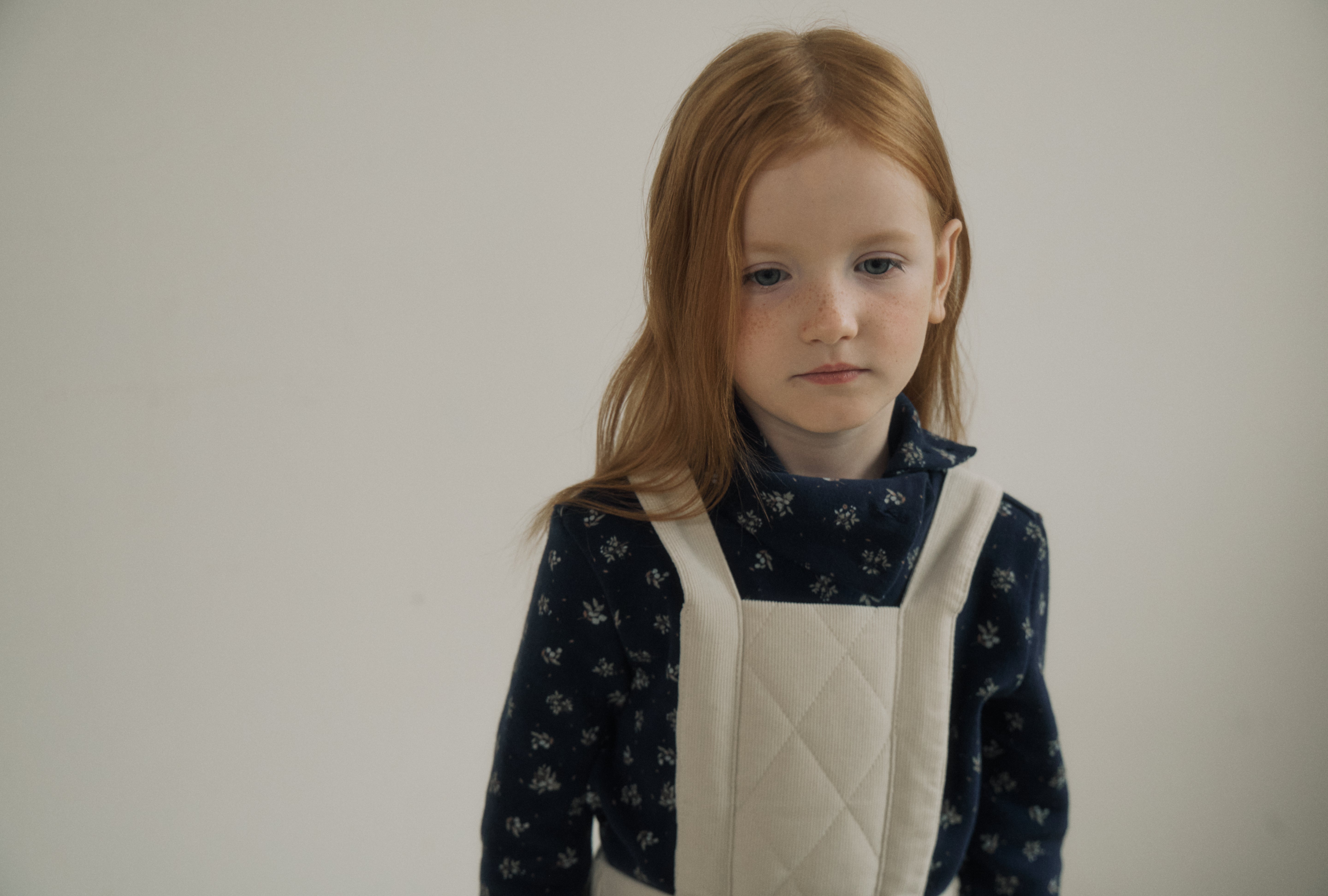 ［inné］Cloud quilted pinafore