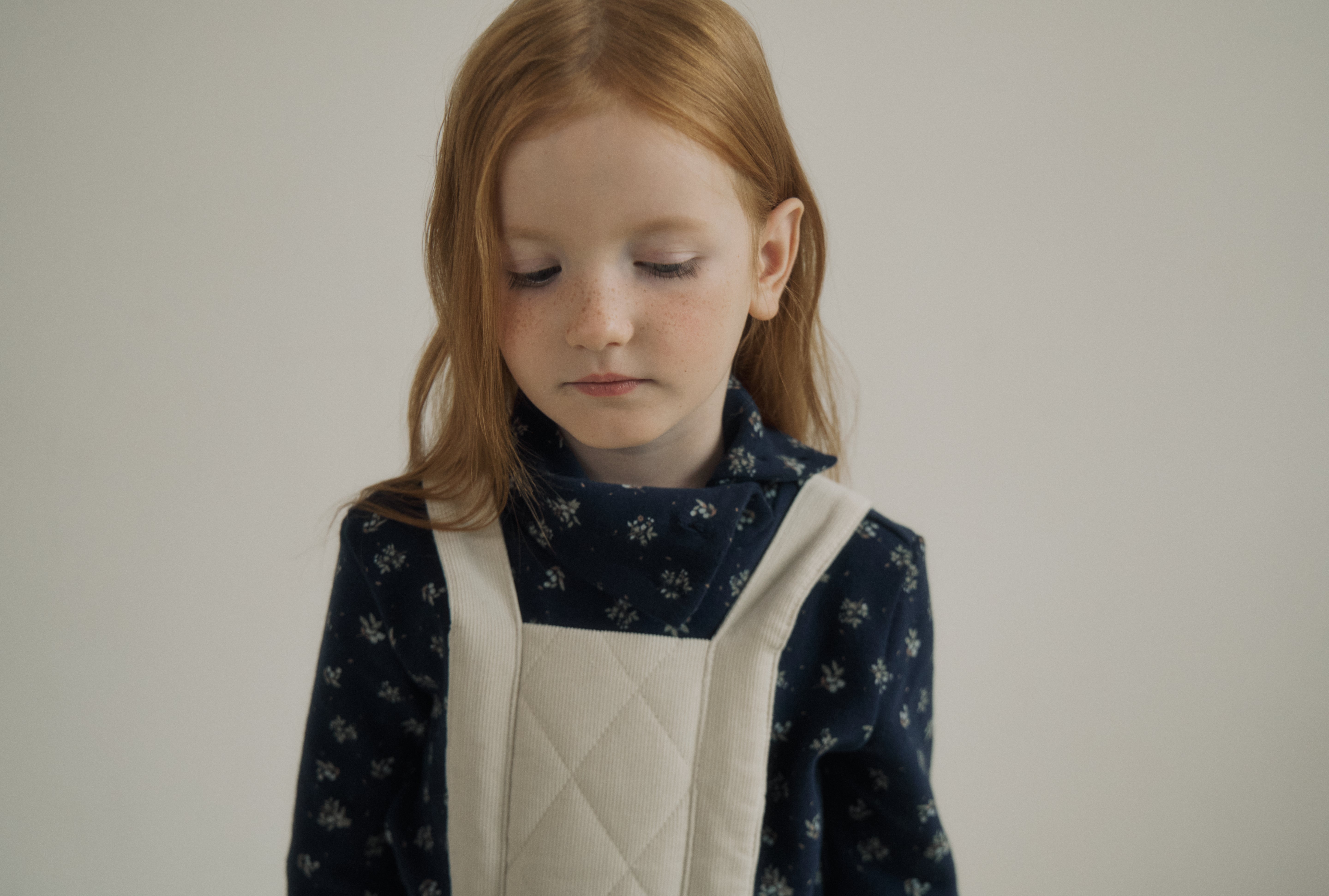 ［inné］Cloud quilted pinafore