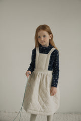 ［inné］Cloud quilted pinafore