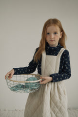 ［inné］ Petal turtleneck (navy)