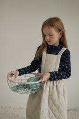 ［inné］Cloud quilted pinafore